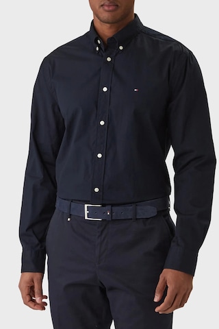 Tommy Hilfiger Erkek Lacivert Core Flex Gömlek Çok Renkli