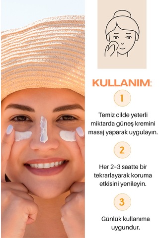 Kuatra Doğal Mineral Bebek-Çocuk-Yetişkin Koruyucu Güneş Kremi SPF50+ 80 ML