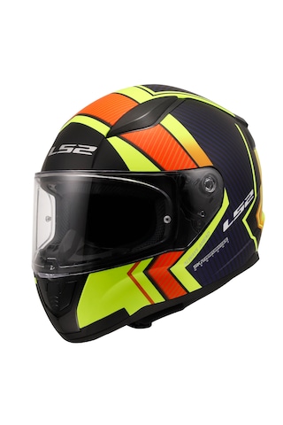 Ls2 Rapıd 2 Extra Full Face Motosiklet Kaskı Mat Neon Sarı - Mavi
