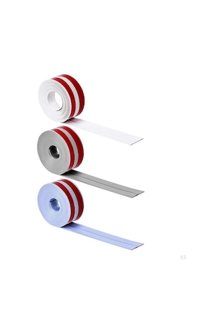 Pazly 2 Adet Mavi Kalafat Şerit Sızdırmazlık Bandı 1.5x10.5ft Taşınabilir Tuvalet Dikiş Çıkartmaları Mavi