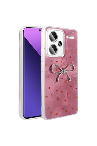 Redmi Note 13 Pro Plus 5g Uyumlu Kılıf Kamera Korumalı Figürlü Zore Ponti Silikon Kapak - Açık Pembe AÇIK PEMBE