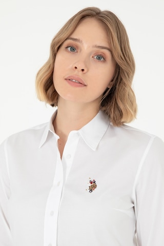 U.s. Polo Assn. Kadın Beyaz Gömlek Basic 50295710-vr013 Beyaz