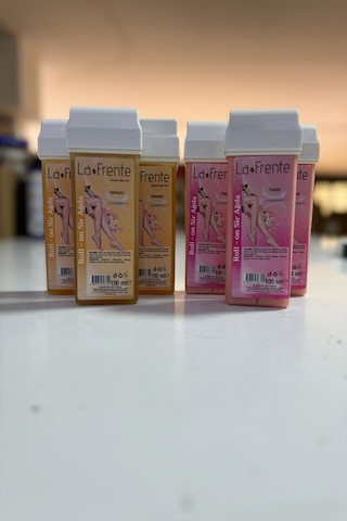 La Frente Naturel Roll-On Sir Kartuş Ağda 3 x 100 ML + Pudralı Roll-On Sir Kartuş Ağda 3 x 100 ML