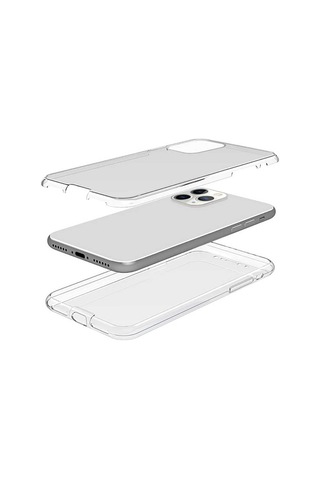 Apple Uyumlu iPhone 11 Pro Max Kılıf Zore Enjoy Kapak Renksiz