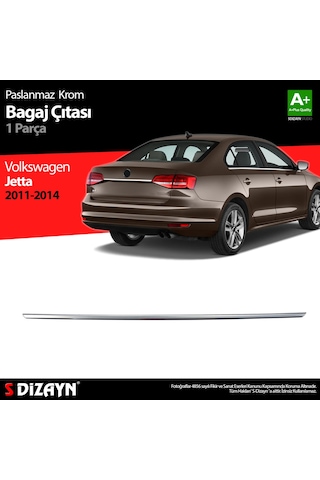 S-Dizayn Vw Jetta Krom Bagaj Çıta 2011-2014 N11.4522