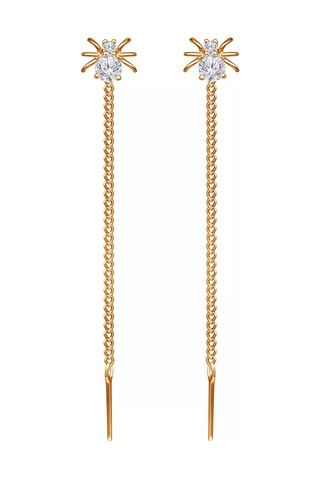 Zolotoj Merkurij Uzun Sarkık Akrep Küpe Silver 925 Ayar 138772053 Altın