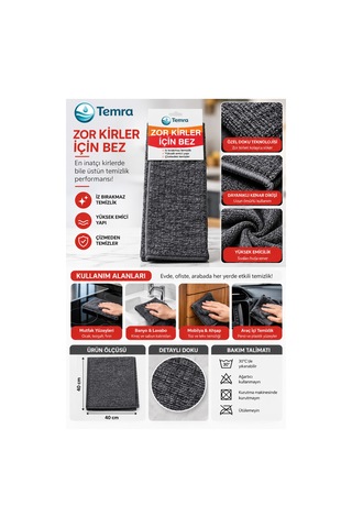 Çok Amaçlı Zor Kir Ve Yağ Bezi 40x40 - 941885701 Diğer