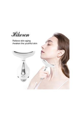 Didadodo Hikeren Yüz Boyun Led Foton Terapi Isıtıcı Kırışıklık Giderme Soğuk Lipoliz Cihazı, Güçlü Terapiyle Kırışıklık Azaltıcı Beyaz