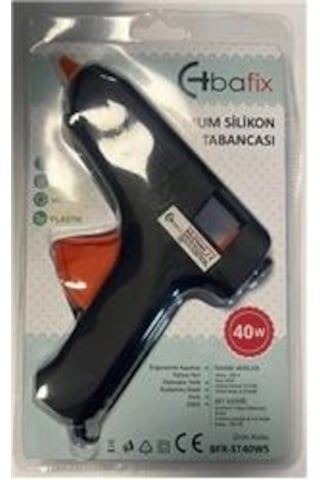 Bafix Mum Silikon Tabancası Siyah 40w Kdo
