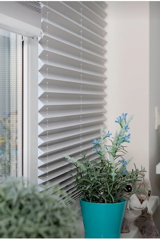 Katlanabilir Cam Balkon Perdesi, Ev Perdesi Ofis Perdesi Pimapen Cam Perdesi Açık Gri Renk Gri - 681506444 Gri