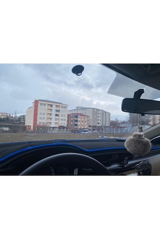 2012-2018 Modellerine Uygun Toyota Auris Torpido Koruma Halısı Siyah Kenar Renk Sarı