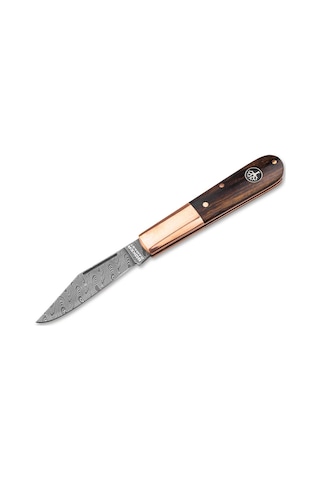 Böker Manufaktur Barlow Integral Copper Damascus Kamp Çakı Çok Renkli