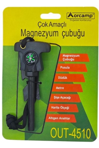 Out-4510 Orcamp Çok Amaçlı Magnezyum Çubuğu