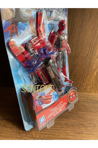 Örümcek Adam Ok Atan Ağ Fırlatan Eldiven Ve Spiderman Figür Oyuncak Set
