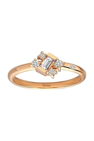Sirius Rose Baget Pırlanta Yüzük 0842R0010