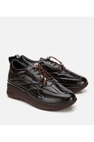 Hotiç Kadın Rugan Deri Siyah Dolgu Topuklu Spor Ayakkabı 01ayh314490a480 01ayh314490a480 Kahverengi