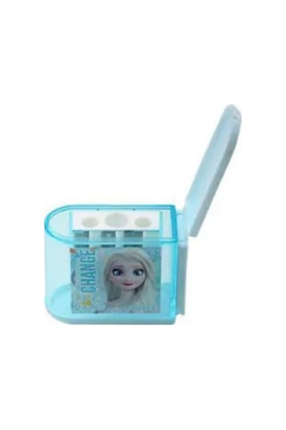 Kalemtıraş Frozen Hazneli 3 Bıçaklı Mavi 44676