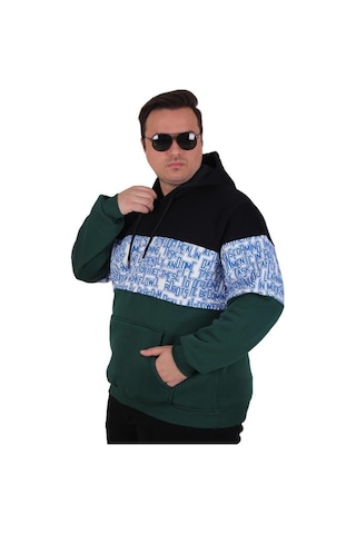 Starbattal Büyük Beden Kapüşonlu 3ip Sweat Transforming 25713 Lacıvert Lacivert