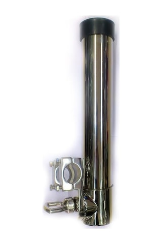 Tekne Olta ve Kamış Tutucu. Olta Ayağı. Paslanmaz Krom. 23Cm