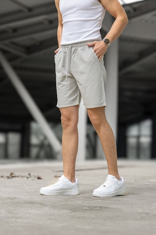 Kite Regular Fit Cepli Kapri Şort - Beyaz Beyaz