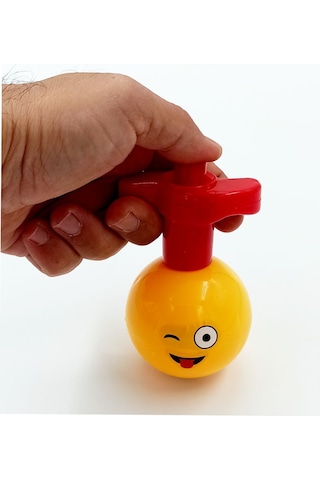 Emoji Topaç Işıklı Müzikli Emoji Topaç