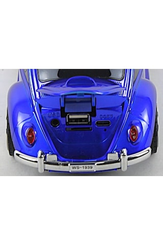 Beetle Araba Görünümlü Taşınabilir Bluetooth Hoparlör Ve Radyo Speaker Ws1939