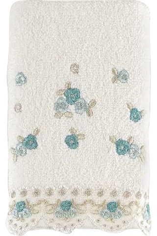 Arliva Home Meltem Bukle Nakışlı Havlu 30x50 Açık Kahve