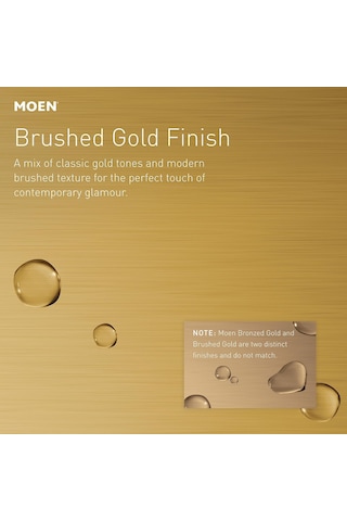 Moen Ts42114bg Weymouth Banyo Musluğu, Fırçalanmış Altın Diğer