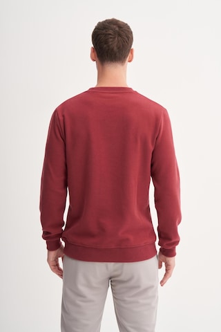 Cazador 56400 Erkek Bisiklet Yaka Sweatshirt Vişne