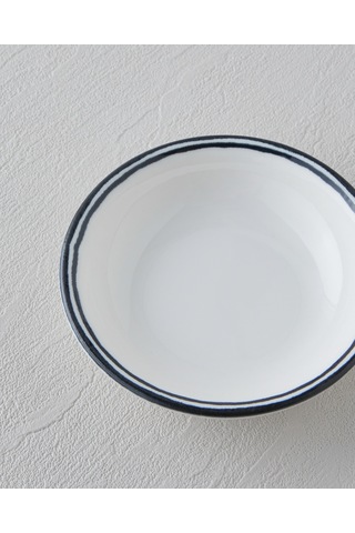 English Home Black Lines Porselen Çerezlik 11 Cm Siyah - Beyaz Siyah - Beyaz