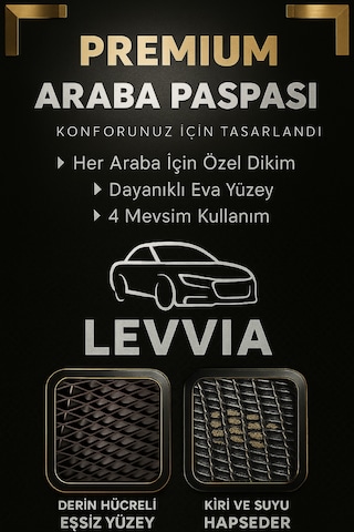 Fiat Egea Sedan Premium Eva Paspas-siyah