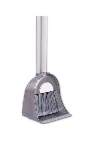 Flora F079 Mini Hazneli Süpürgeli Faraş Gümüş