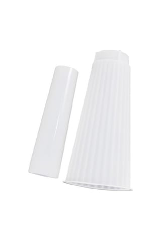 Epoksi Silikon Kalıp Dik Çizgili Vazo Kalıbı Beton Taş Tozu Vazo Mumluk Kalıbı 8.9x19.9 Cm