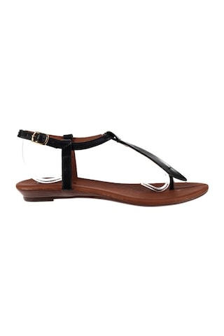 Fox Shoes Siyah Kadın Sandalet B548393509