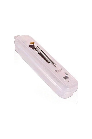 Periboia Multi Şeffaf Kapaklı Çanta İçi Saklama - Diş Fırçası - M Renkli