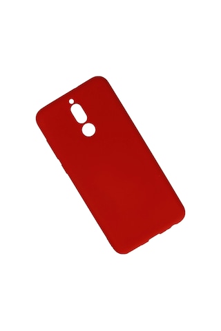 Newface - 87 - Huawei Mate 10 Lite Kılıf Nano İçi Kadife Silikon - Csmo-tex - - Kırmızı