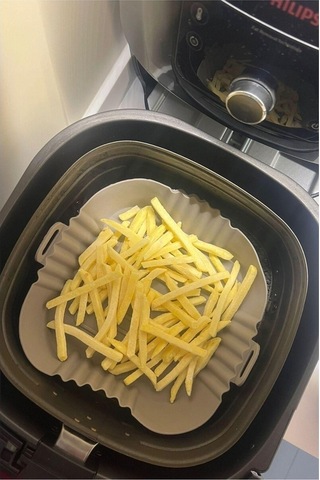 Reis Home Airfryer Silikon Pişirme Kalıbı Hava Fritözü Kalıbı Airfryer XL XXL