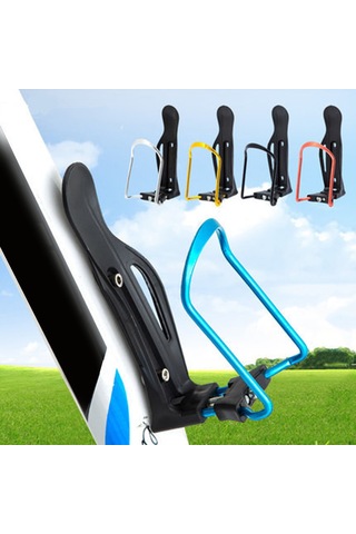 Reedark Alüminyum + Plastik Bisiklet Su Flası Tutucusu, Ayarlanabilir 60-82mm , Dağ Bisikleti/road Bike Uyumlu, Hafif Ve Dayanıklı, Siyah