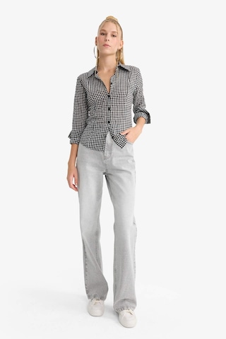Defacto Coool Fitted Kareli Poplin Uzun Kollu Gömlek G0994ax25aubk81 Siyah