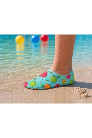 Gripptoes Kaymaz Damla Tabanlı Deniz&havuz Çorabı D1 Çok Renkli