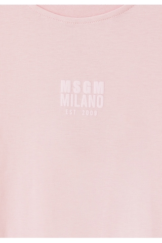 Msgm Çocuk Kısa Kol Sweatshirt Pembe