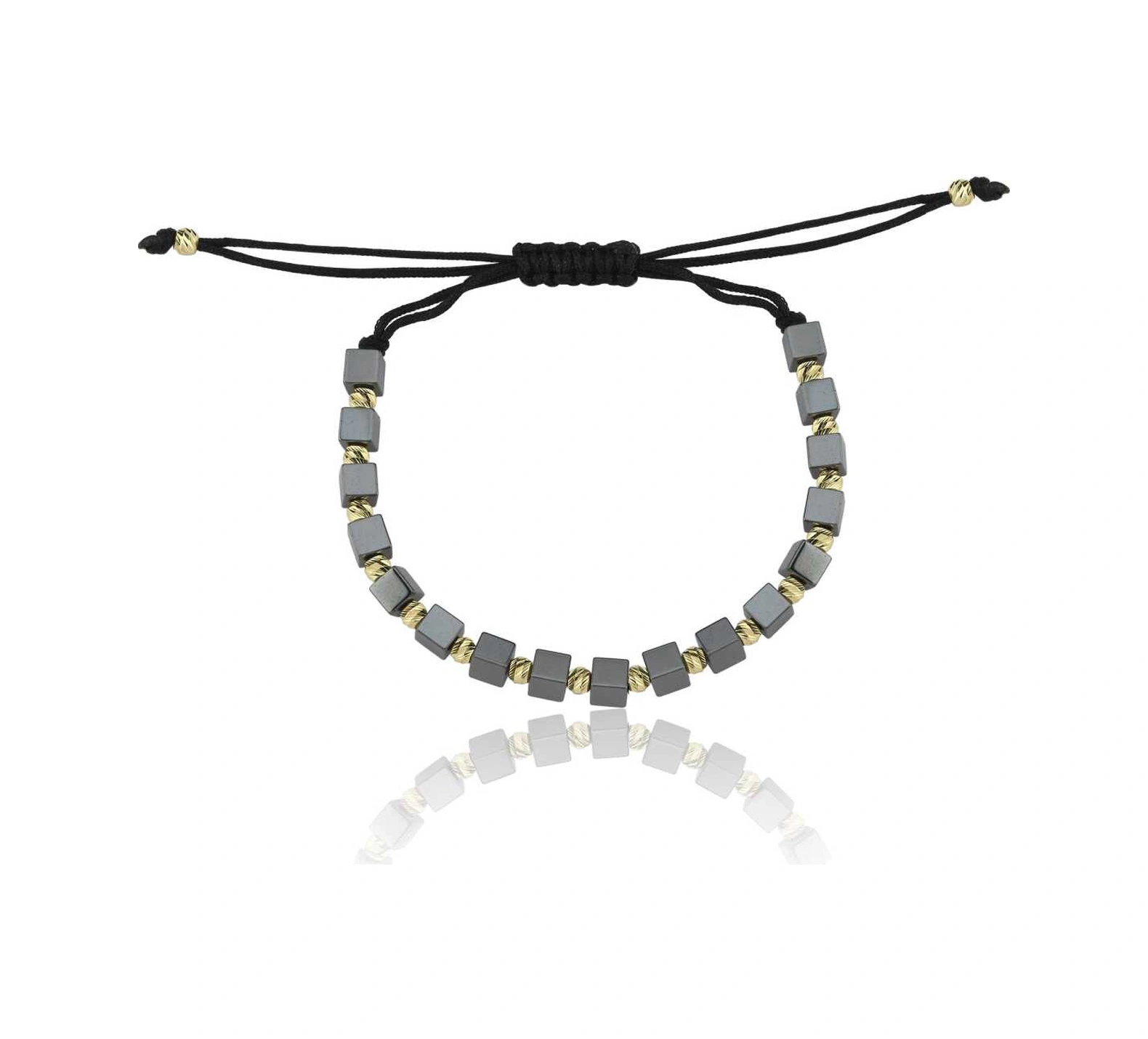 Küp Onix Taşı İpli Erkek Bileklik 12926580