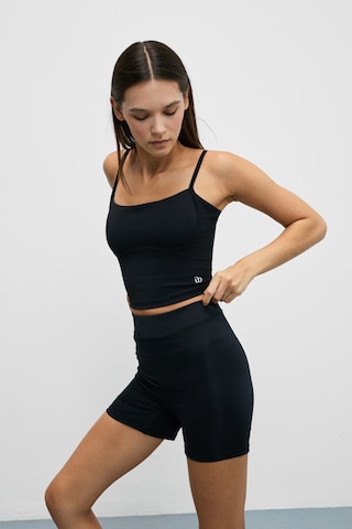 Urban Beat Shavonte Kadın Esnek Ve Yumuşak Dokulu Göğüs Altı Biyeli Pedli Siyah Büstiyer siyah