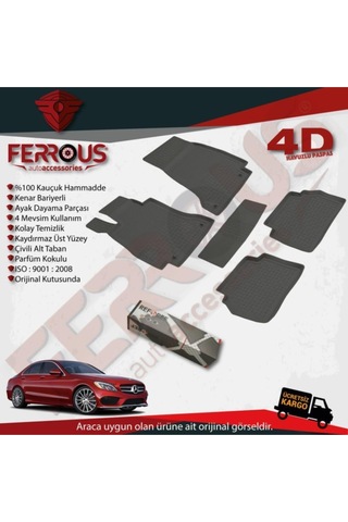 Mercedes C W205 4d Paspas Siyah Verampalı Cepli Bagaj 2015 Ve Üstü