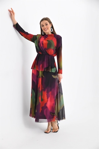 Ftz Women Kadın Likra Tül Takım Mor-mor Mor