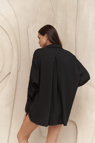 Durres Siyah Oversize Gömlek Siyah