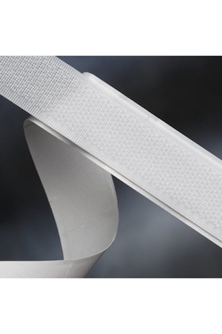 2 Cm, 25 Metre, Arkası Güçlü Yapışkanlı Cırt Cırtlı Bant Şerit Beyaz