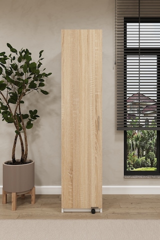Asra Trend Çok Amaçlı Kiler Dolabı MK-19 %100 MDF Erzak Organizer Dolabı Sonoma