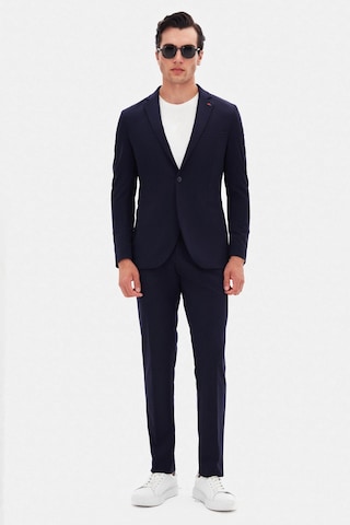 Twn Slim Fit Lacivert Düz Takim Elbise 4ec05e301545m 101