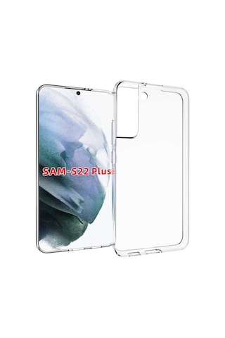 Zore Galaxy Uyumlu S22 Plus Kılıf Msra Süper Silikon Kapak - Renksiz Renksiz